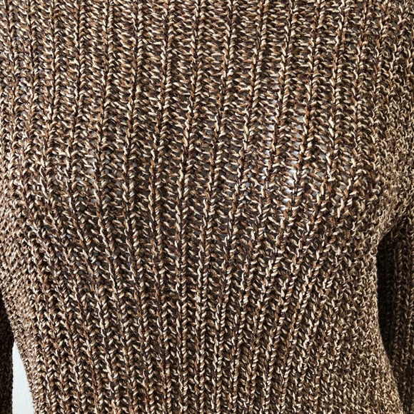 ~SOLD~ LRL Laurel Jeans Co Ralph Lauren Brown Tan Beige Sweater Size XL - Picture 4 of 5